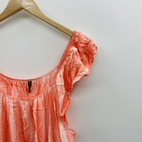 Raviya Womens Plus Size 0X Pigment-Wash Off-The-Shoulder Dress Swim Cover-Up $54 - Picture 3 of 7